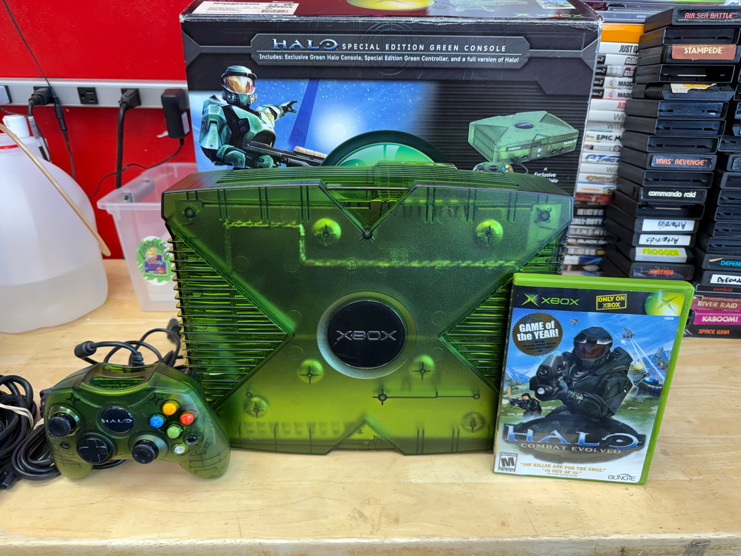 Xbox System [Green Halo Edition]