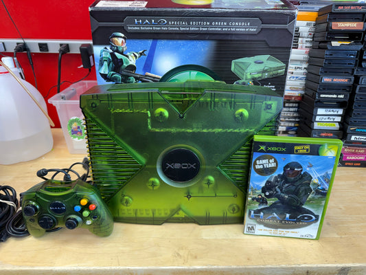 Xbox System [Green Halo Edition]