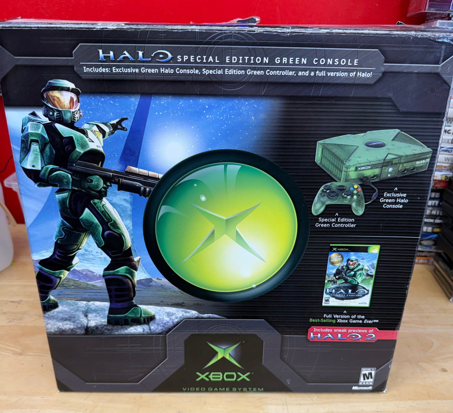 Xbox System [Green Halo Edition]